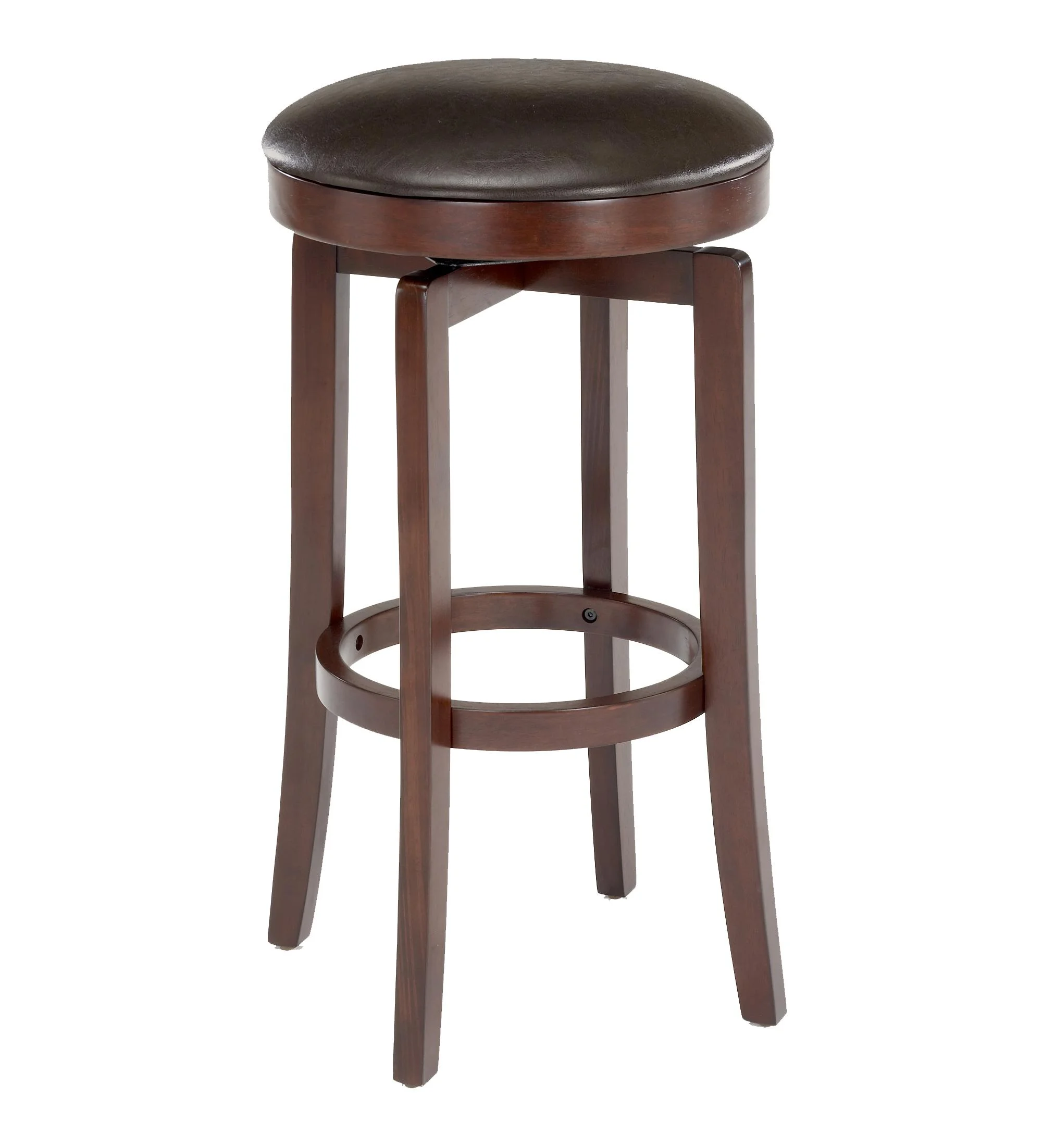 Hillsdale Backless Bar Stools 63455826 25" Malone Backless Counter Stool Dunk & Bright